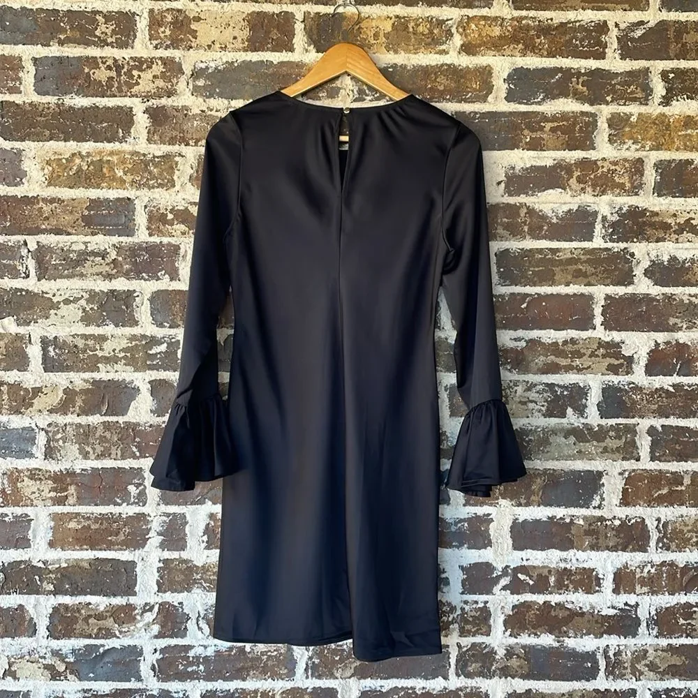 J. Crew Winter garden dress Black Size 4